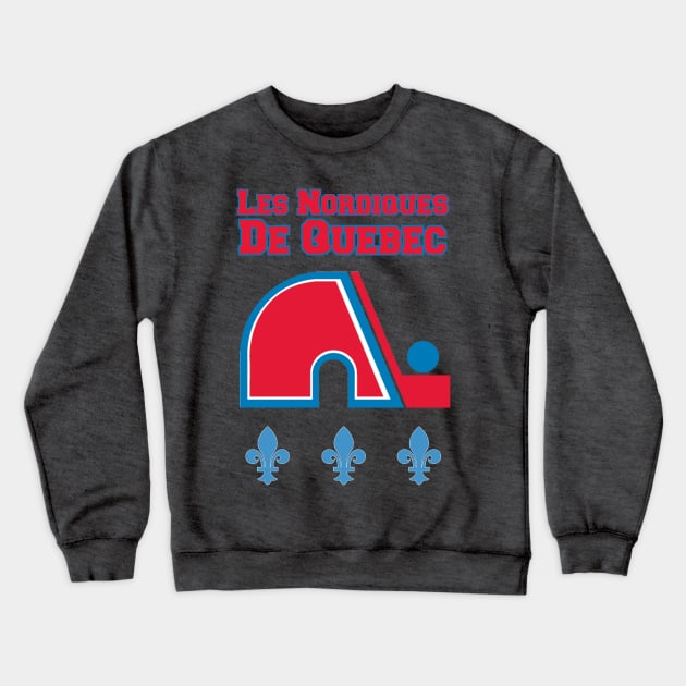 Les Nordiques De Québec Crewneck Sweatshirt by capognad